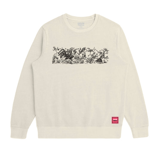 Blanco Wrap Crewneck